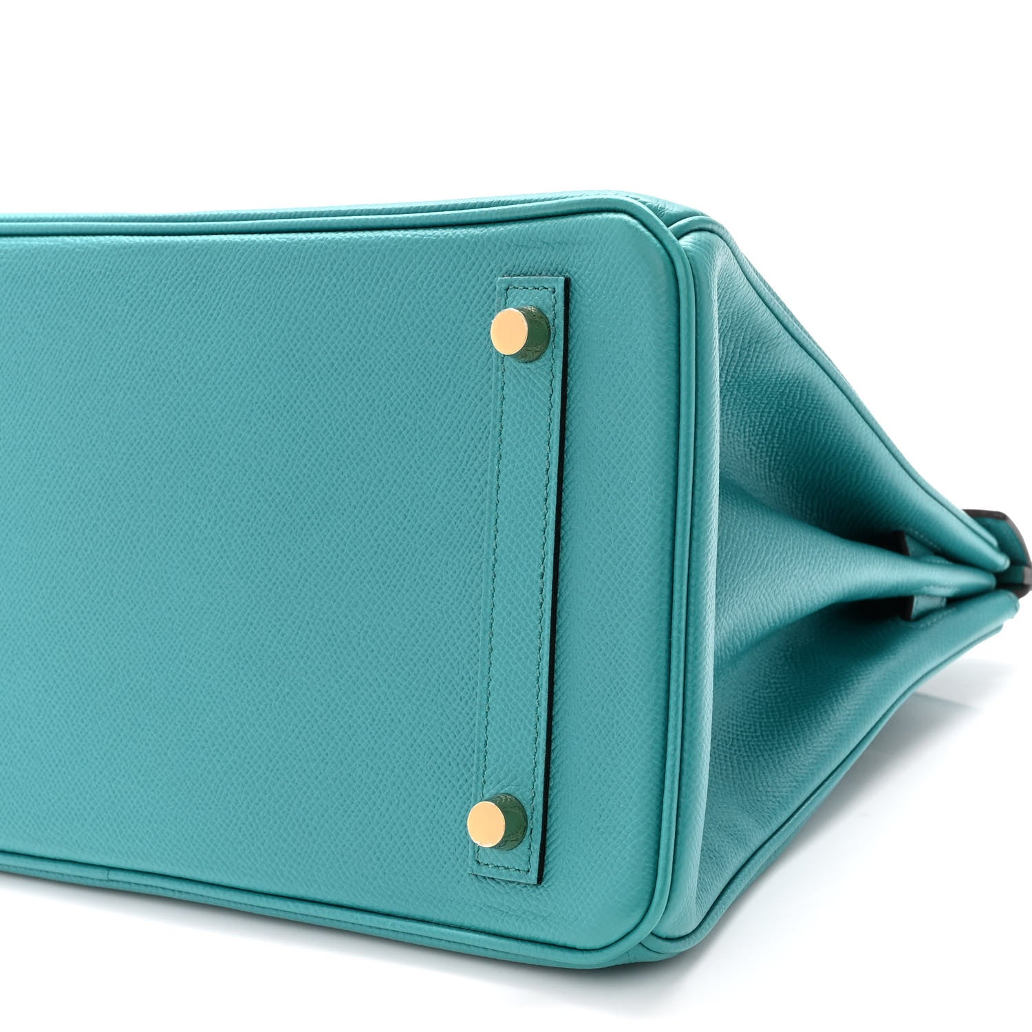 Hermes Epsom Horseshoe Birkin 30 Bleu Paon 10 of 13