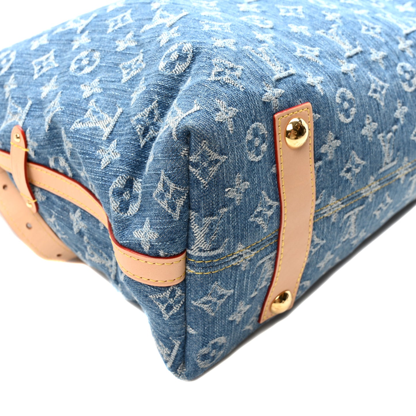 Monogram Denim CarryAll MM Blue