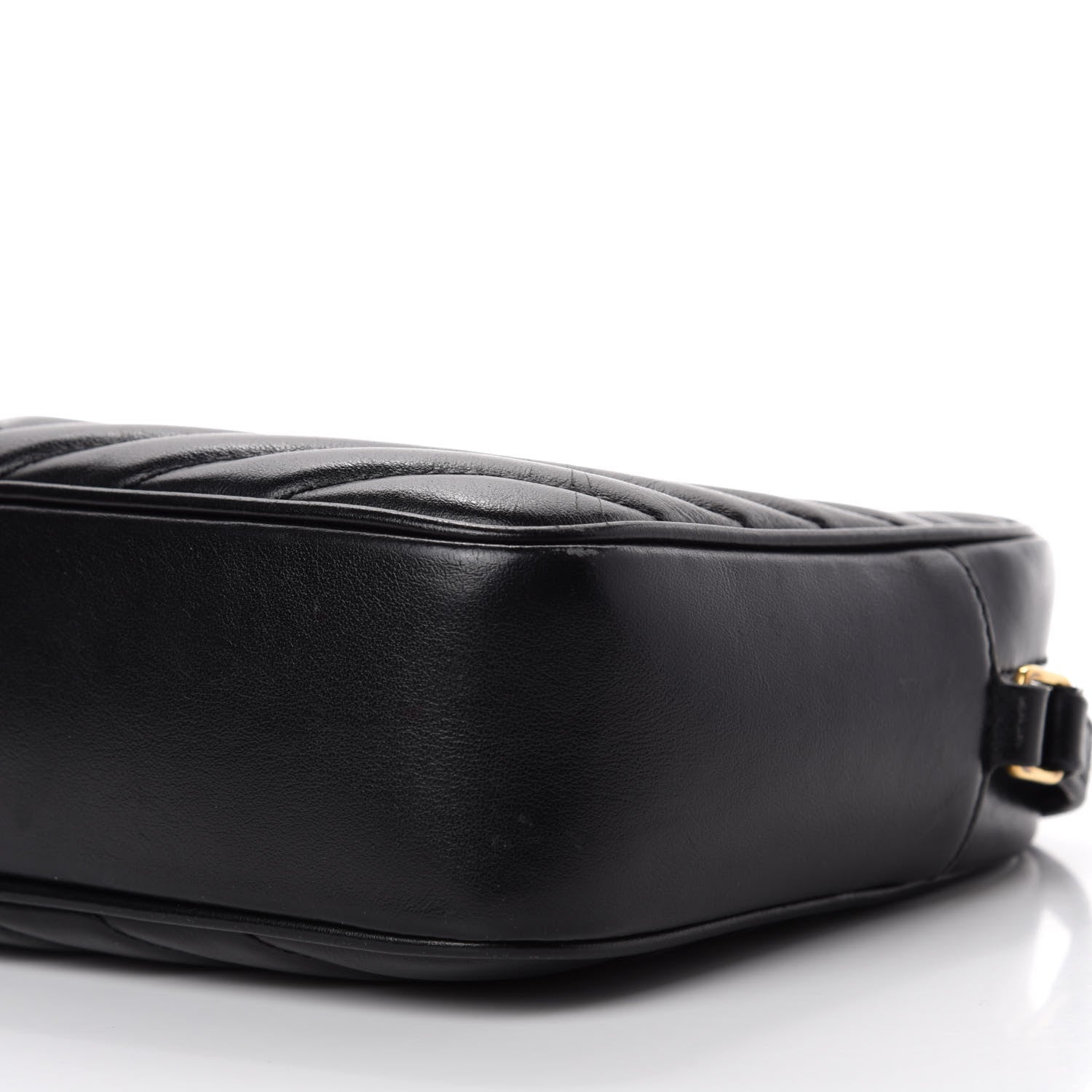 Saint Laurent Calfskin Matelasse Monogram Lou Camera Bag Black 7 of 12
