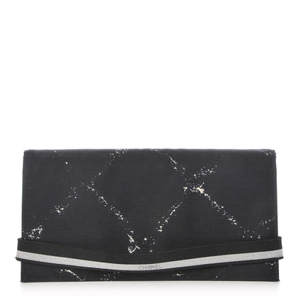 Chanel Nylon Travel Flap Wallet Black 1 of 10