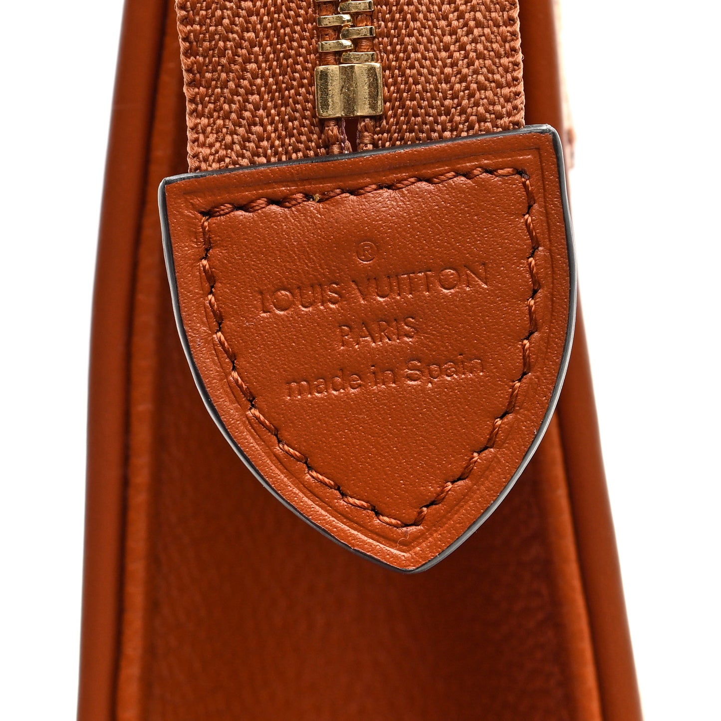 Raffia Monogram Giant Toiletry Pouch 26 Tan