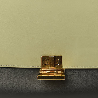 Celine Smooth Calfskin Medium Tri-Color Trapeze Pistachio 14 of 26