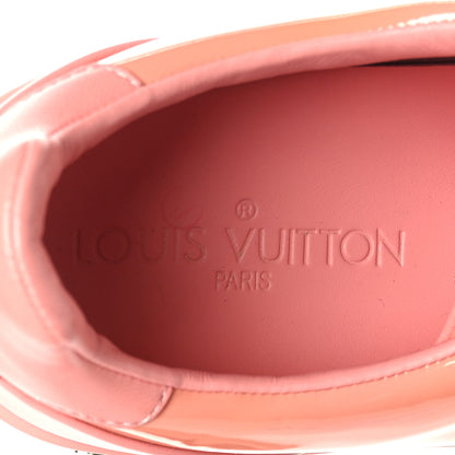 Louis Vuitton Patent Calfskin Frontrow Sneakers 38 Rose 7 of 8