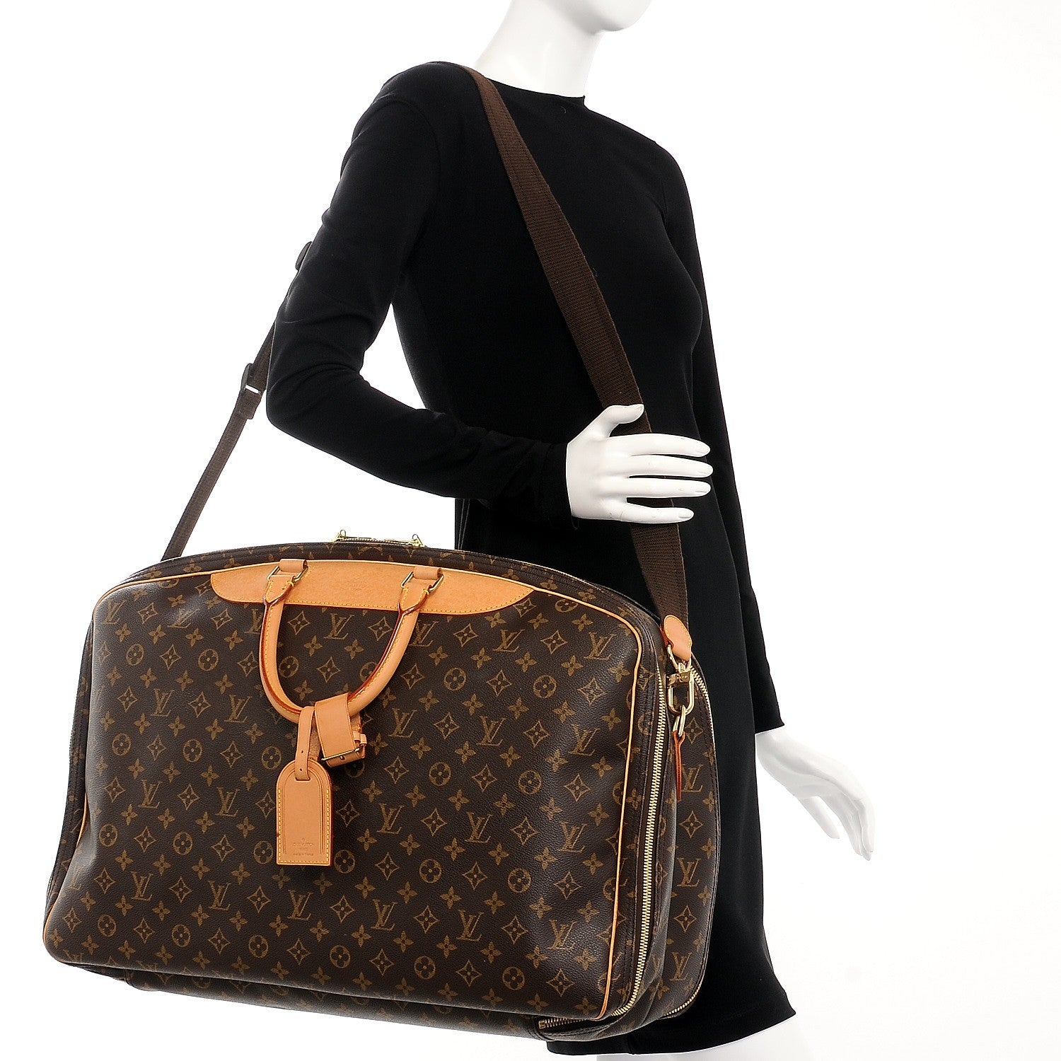 Louis Vuitton Monogram Alize 2 Compartment Luggage Travel Bag 2 of 15