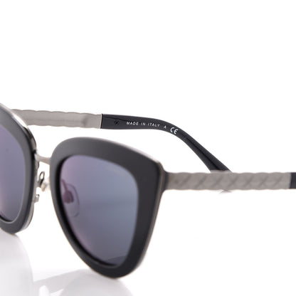 Chanel Cat Eye Quilted Sunglasses 5368 Blue 5 of 9