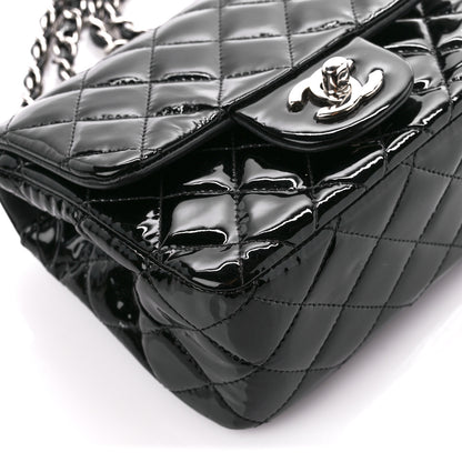 Chanel Patent Calfskin Quilted Mini Square Flap Black 10 of 13