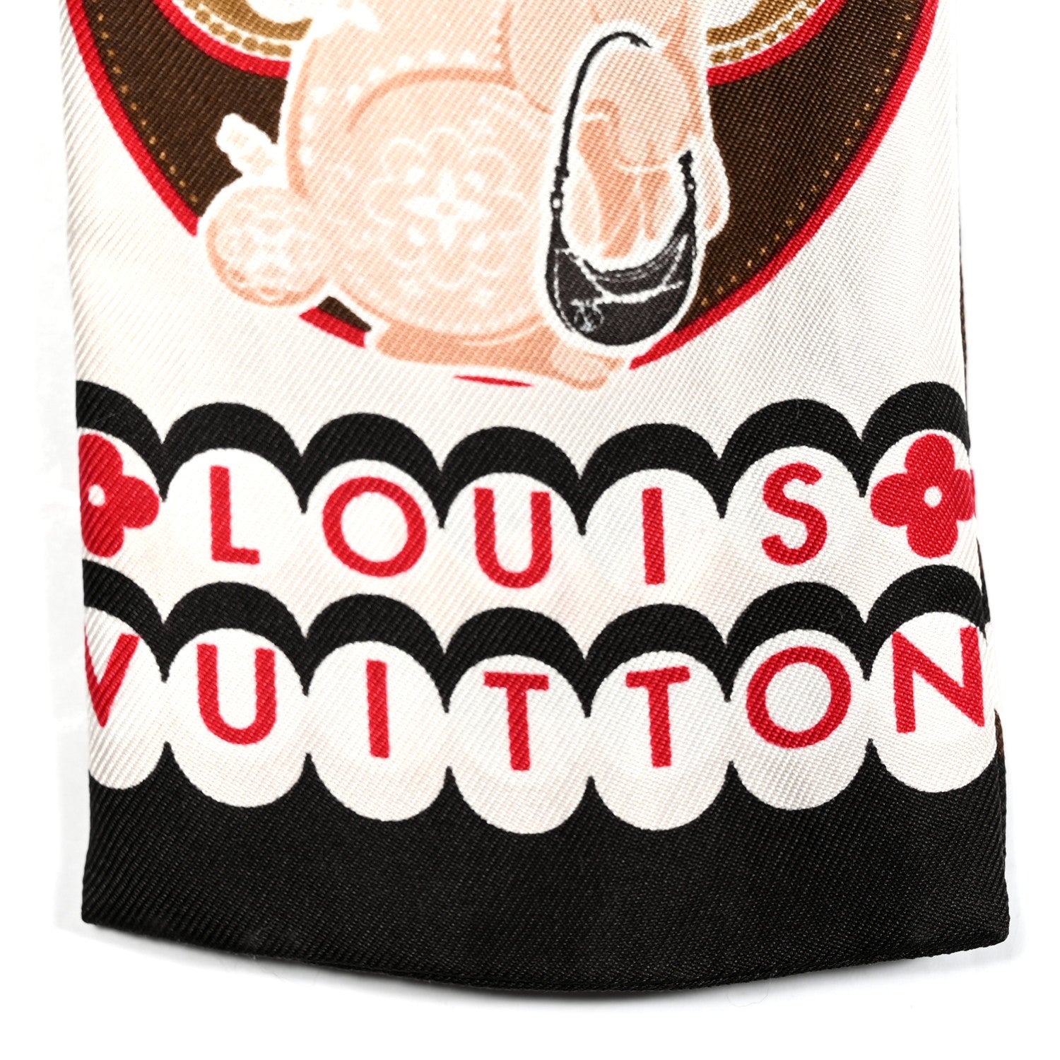 Louis Vuitton Silk Monogram Precious Rabbit Bandeau 3 of 6