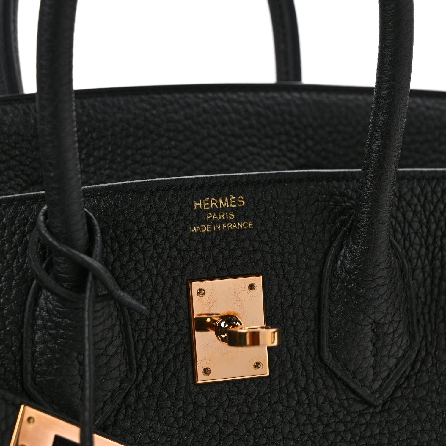 Hermes Togo Birkin 25 Black 6 of 10