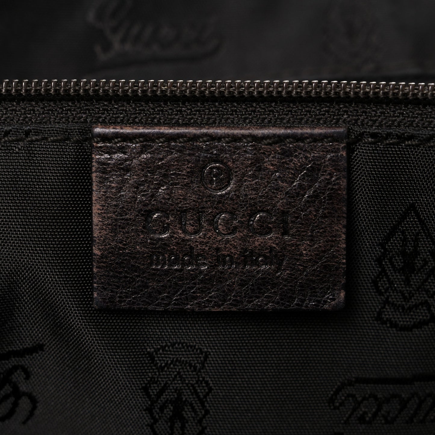 Crystal Monogram Duchessa Flap Shoulder Bag Dark Brown