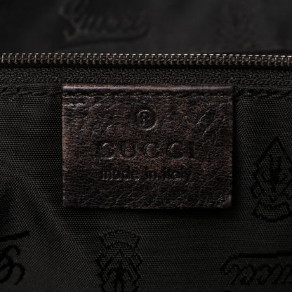 Gucci Crystal Monogram Duchessa Flap Shoulder Bag Dark Brown 6 of 29