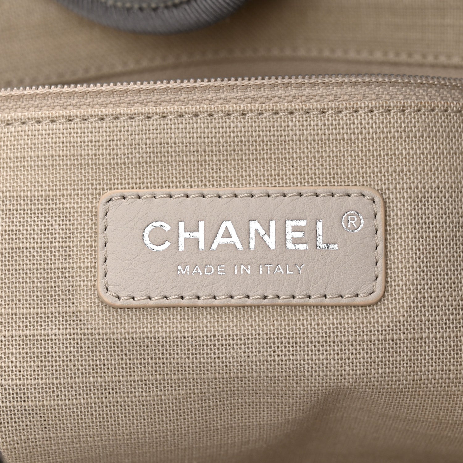 Chanel Mixed Fibers Small Deauville Tote Grey 7 of 11