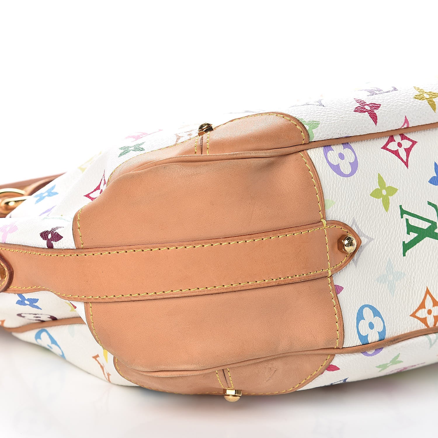 Louis Vuitton Monogram Multicolor Greta White 8 of 9