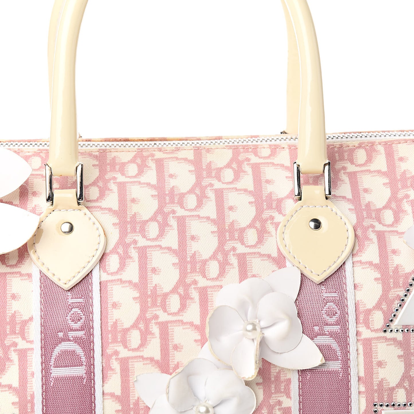 Monogram Girly Boston Pink
