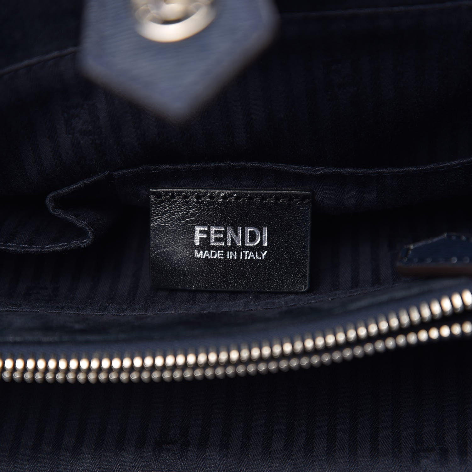 Fendi Vitello Elite Regular 2Jours Tote Lavagna 5 of 11