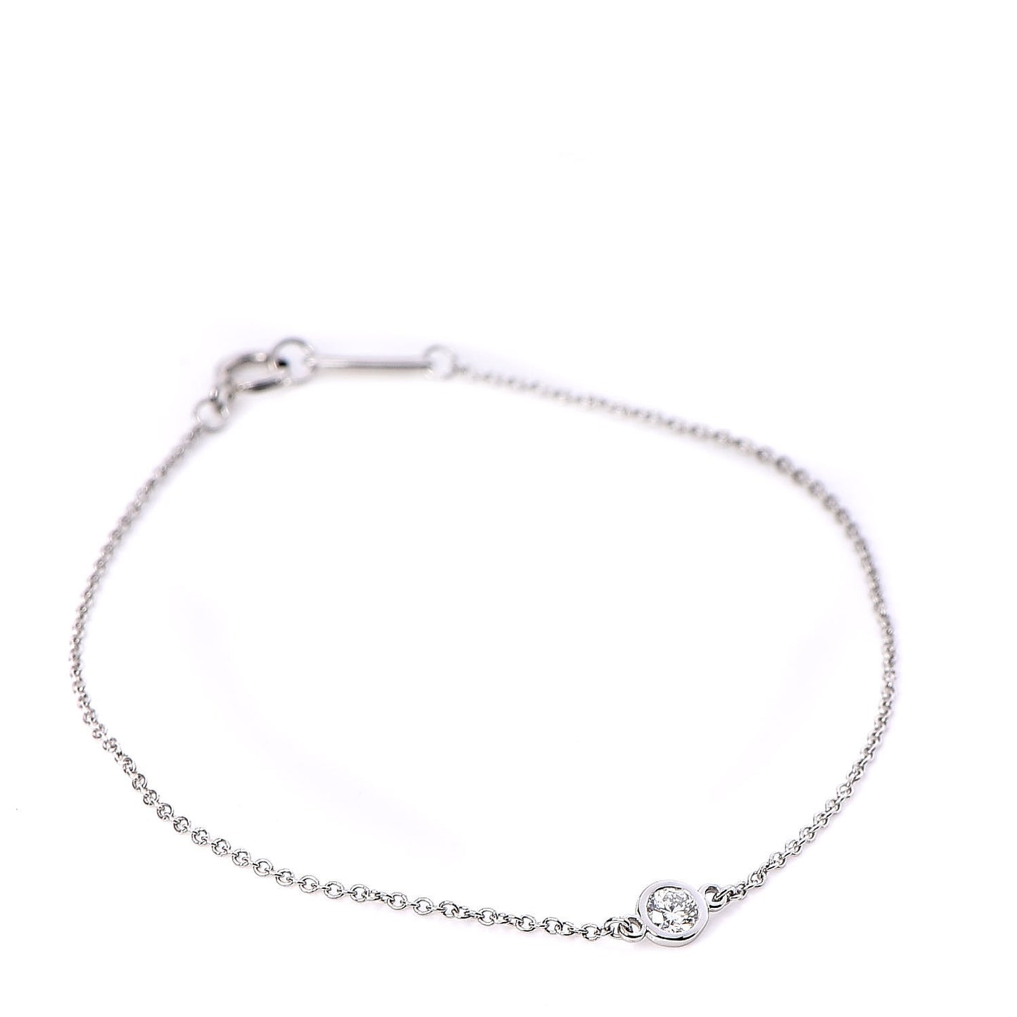 Platinum Diamond .14ct Elsa Peretti Diamonds by the Yard Bracelet
