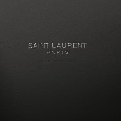 Saint Laurent Calfskin Crocodile Embossed Baby Sac De Jour New Stone Grey 6 of 9