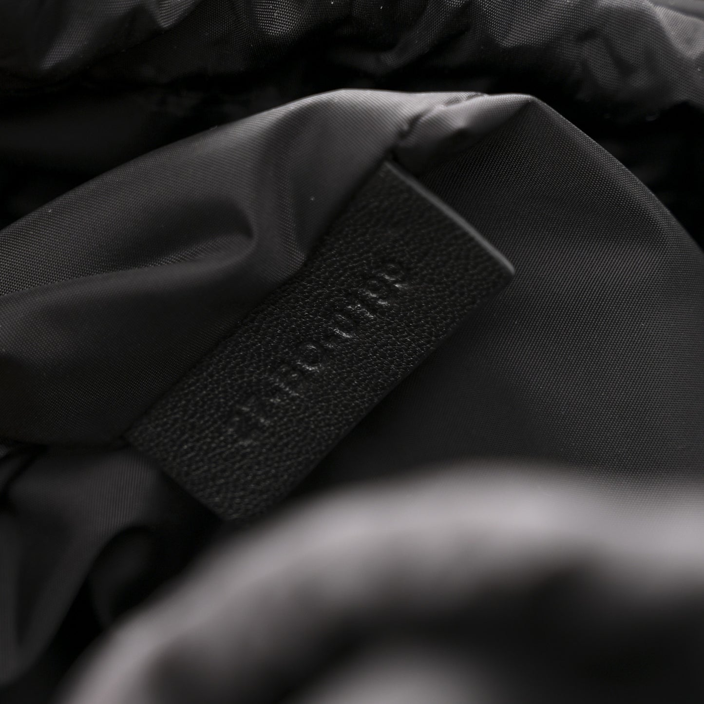 Nylon Saddle Backpack Black