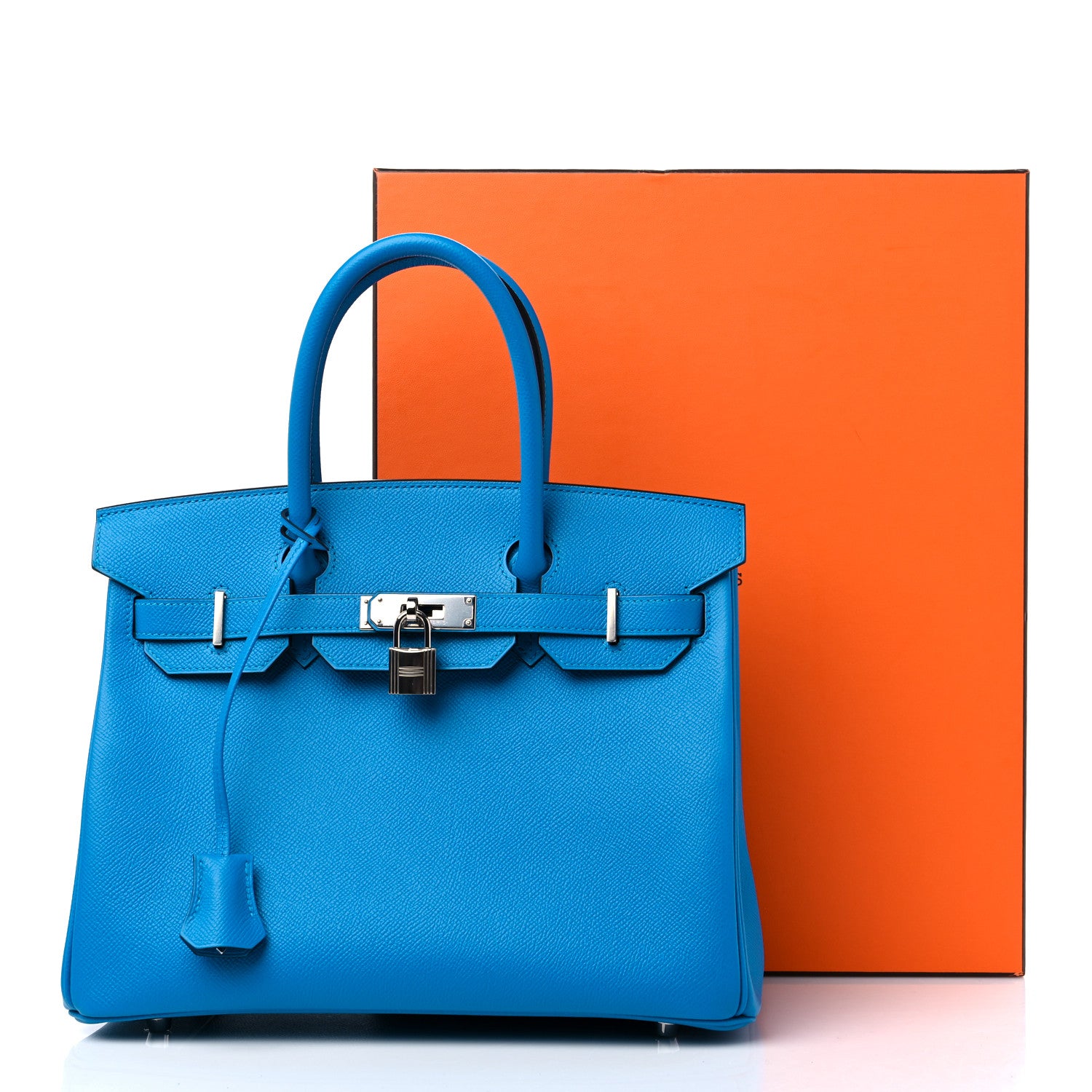 Hermes Epsom Birkin 30 Bleu Zanzibar 10 of 10