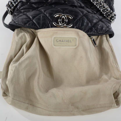 Chanel Washed Lambskin Chain Around Hobo Black 8 of 8