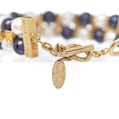 Louis Vuitton Pearl Crystal Cry Me A River Bracelet 4 of 4