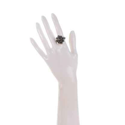 Chanel Studded CC Ring 7 Ruthenium 3 of 5