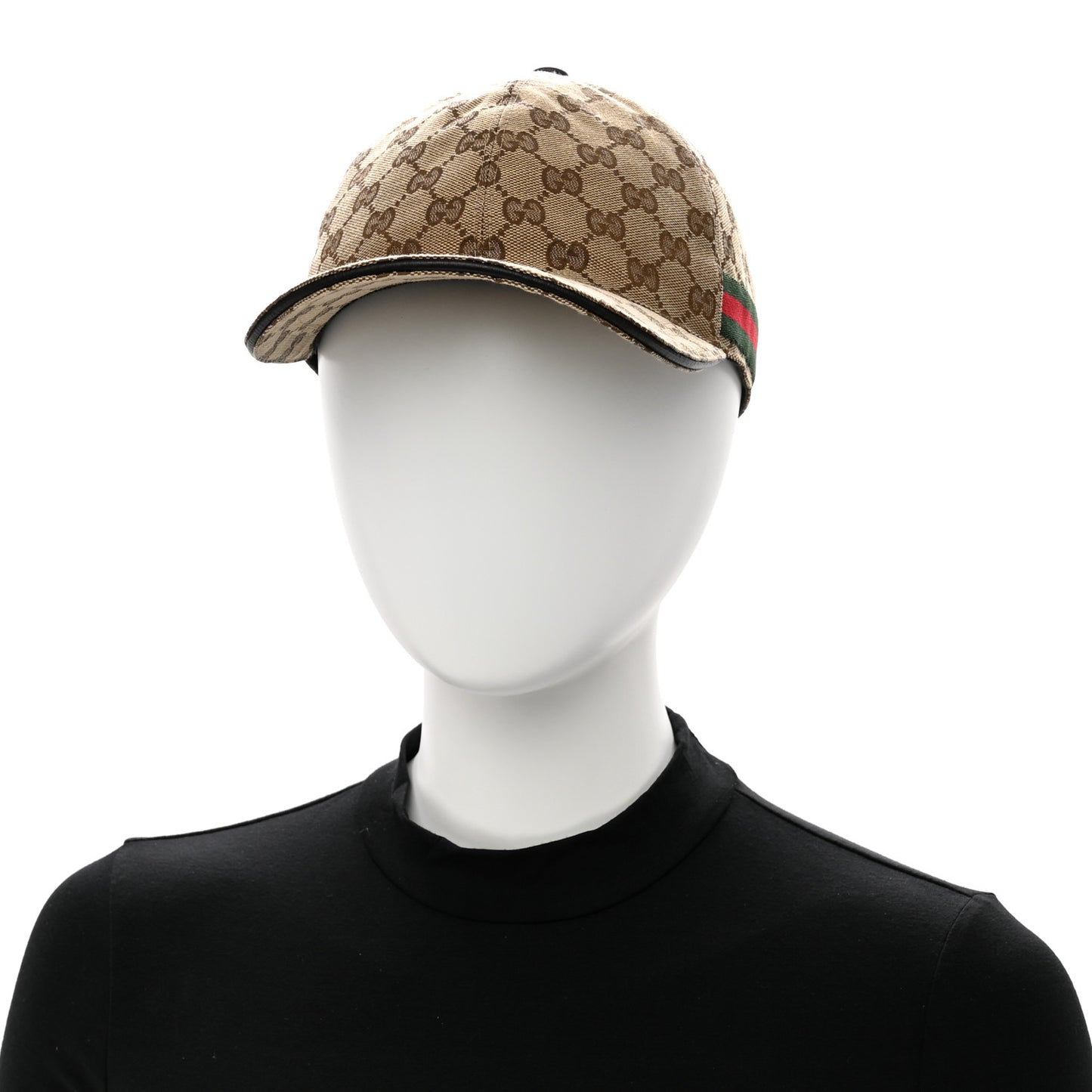 Monogram Web Baseball Hat L Beige Cocoa