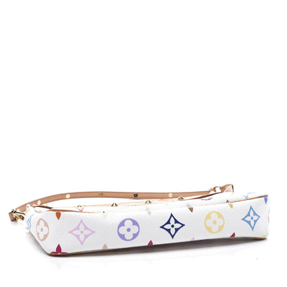 Louis Vuitton Monogram Multicolor Pochette Accessories White 3 of 10