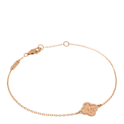 Van Cleef & Arpels 18K Rose Gold Sweet Alhambra Bracelet 1 of 4