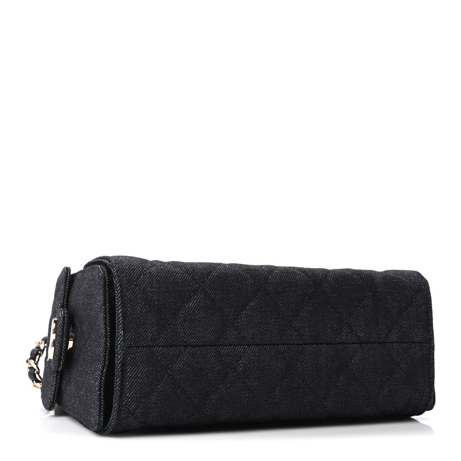 Chanel Denim Quilted Mini Chanel 25 Handbag Dark Blue 4 of 11