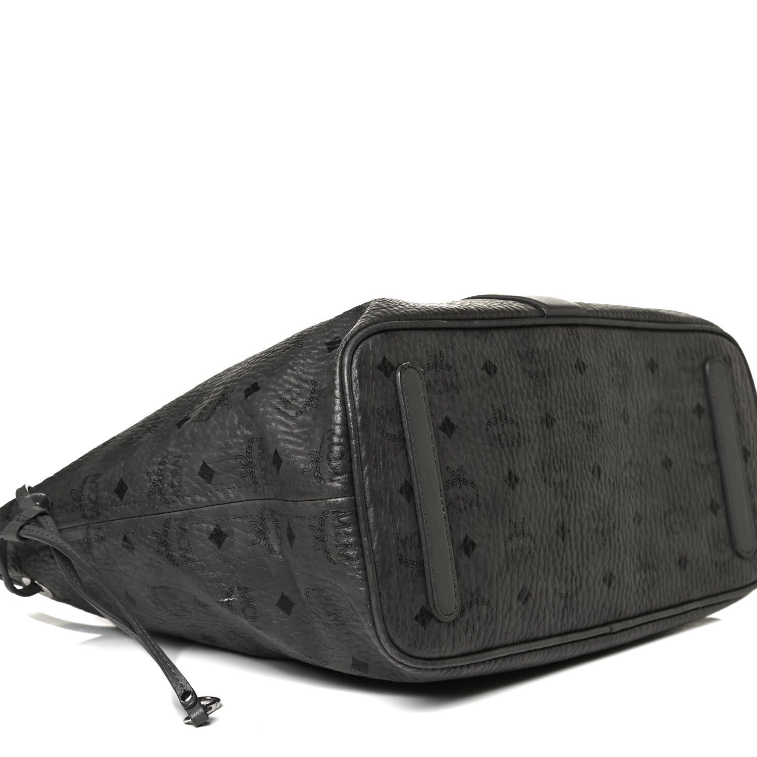 MCM Visetos Medium Liz Reversible Shopper Tote Phantom Grey 8 of 22