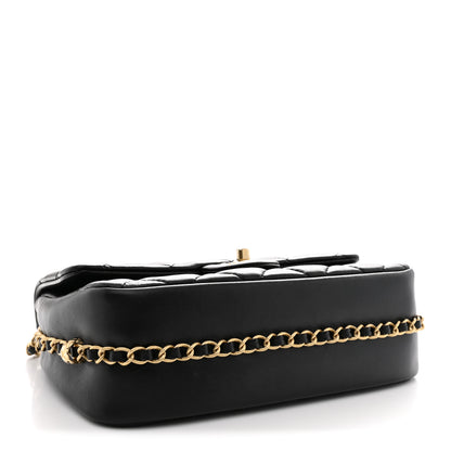Chanel Lambskin Quilted CC Medium Dynasty Flap Black 4 of 10