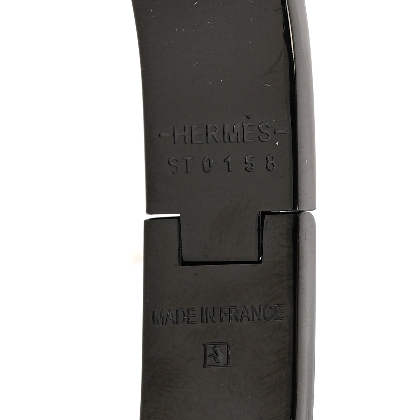 Matte Enamel Narrow Clic Clac HH Bracelet T4 So Black