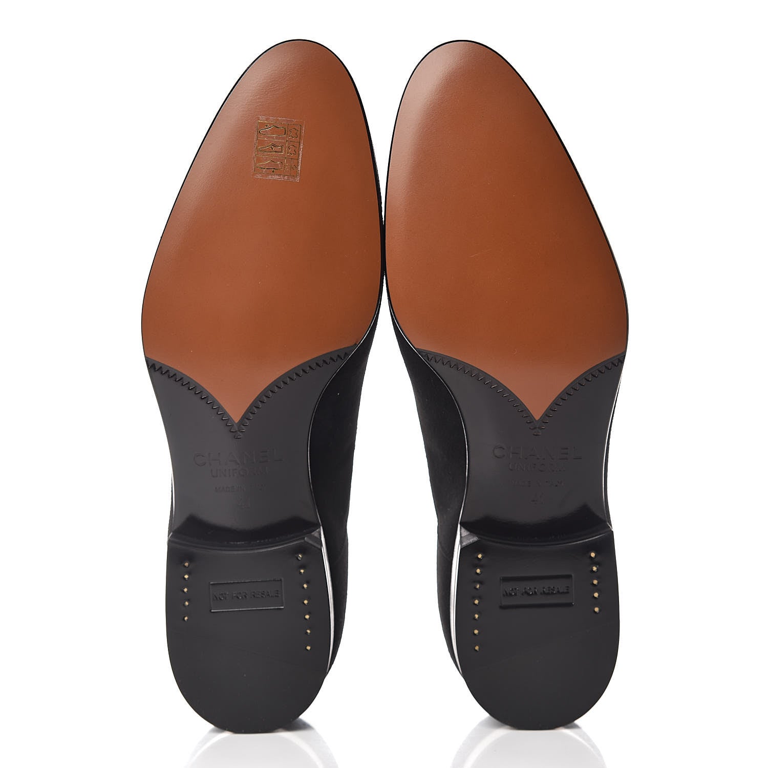 Chanel Veau Velours Mens Loafers 41 Black 5 of 8