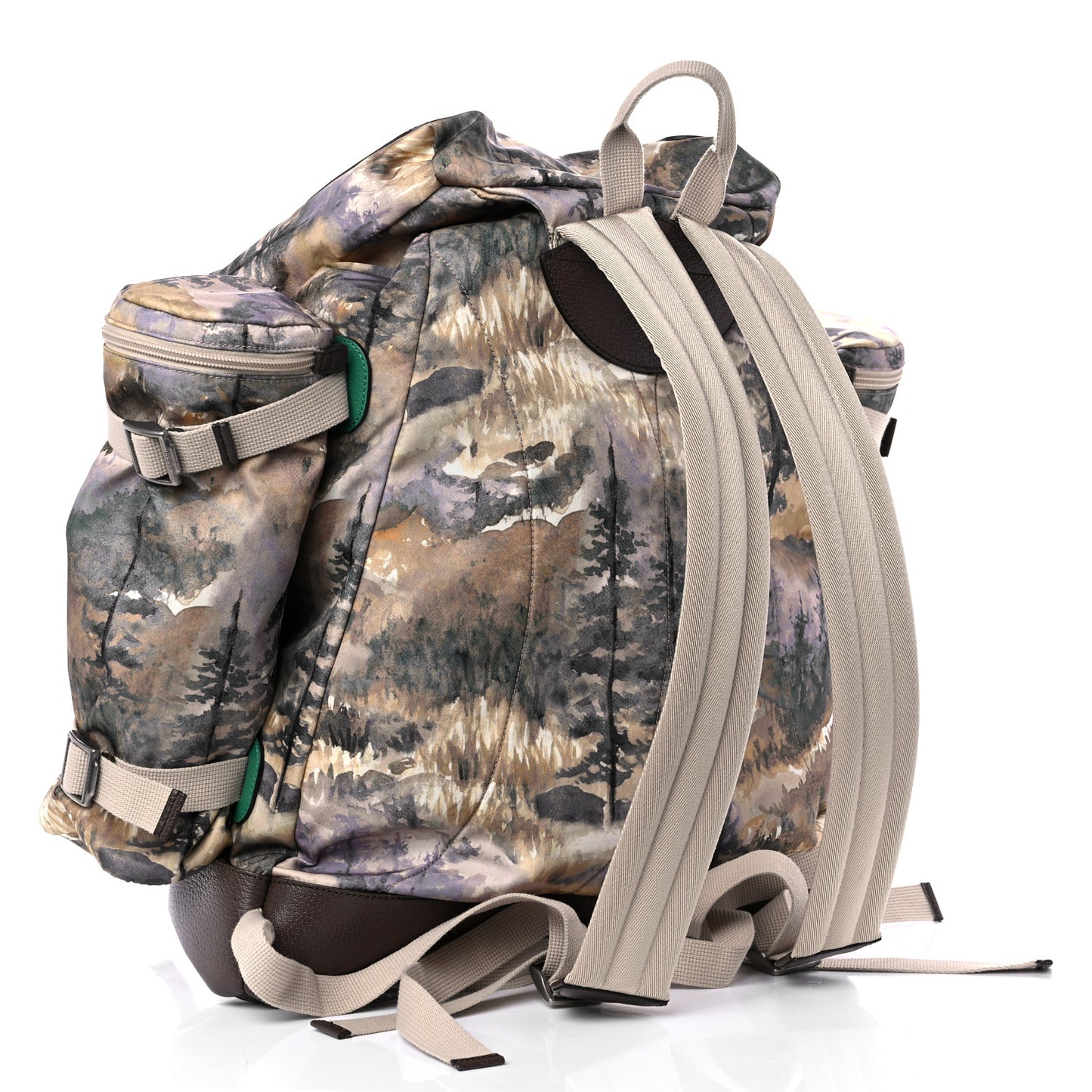 X THE NORTH FACE Econyl Nylon Landscape Print Shell Backpack Multicolor