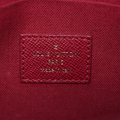 Louis Vuitton Monogram Pochette Felicie Chain Wallet Fuchsia 7 of 14