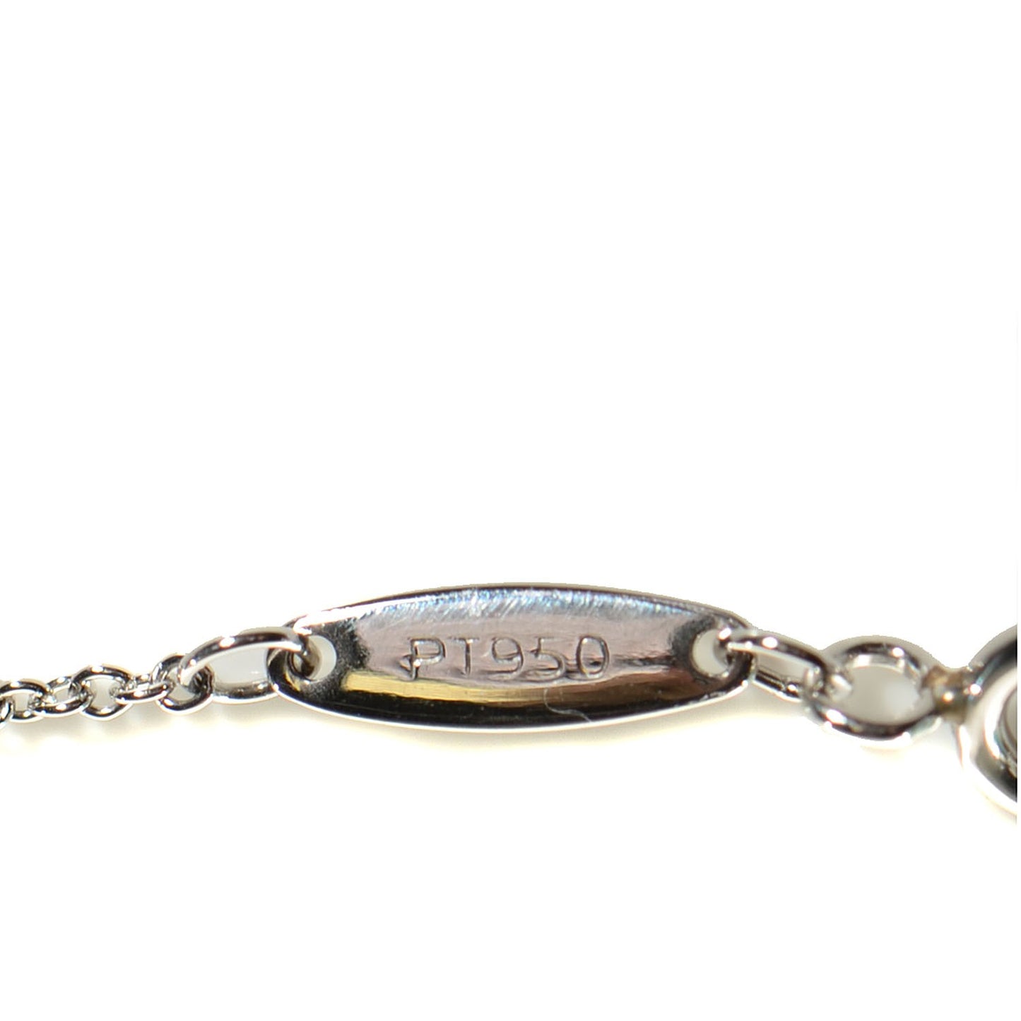 Platinum Diamond .10ct Elsa Peretti Diamonds by the Yard Pendant Necklace