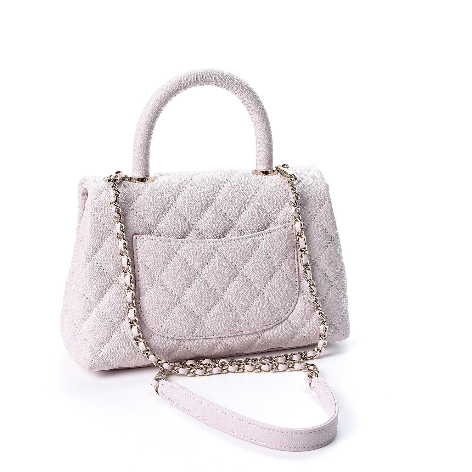 Chanel Caviar Quilted Mini Coco Handle Flap Lilas Lilac 2 of 10