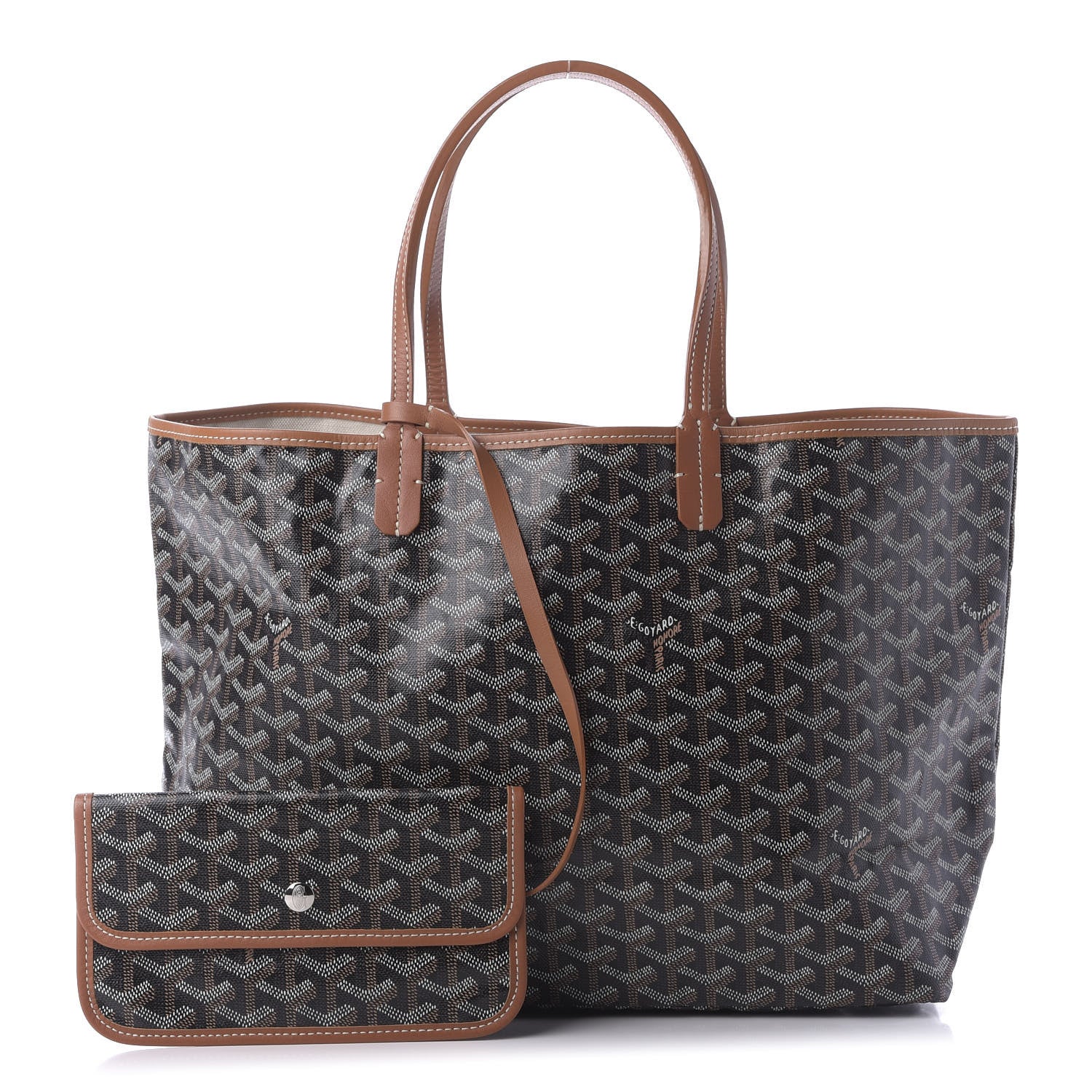 Goyard Goyardine Saint Louis PM Black Gold 1 of 8