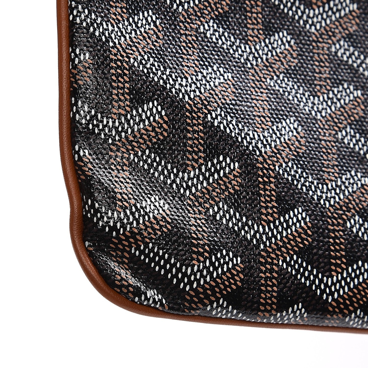 Goyard Goyardine Senat Pochette GM Black Gold 7 of 7