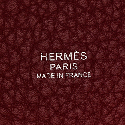 Hermes Taurillon Clemence Picotin Lock 18 PM Rubis 6 of 9