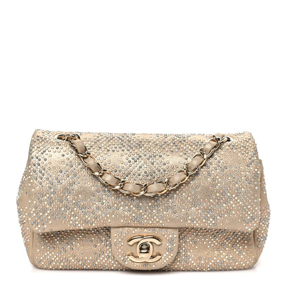 Chanel Iridescent Calfskin Studded Mini Flap Gold 1 of 10