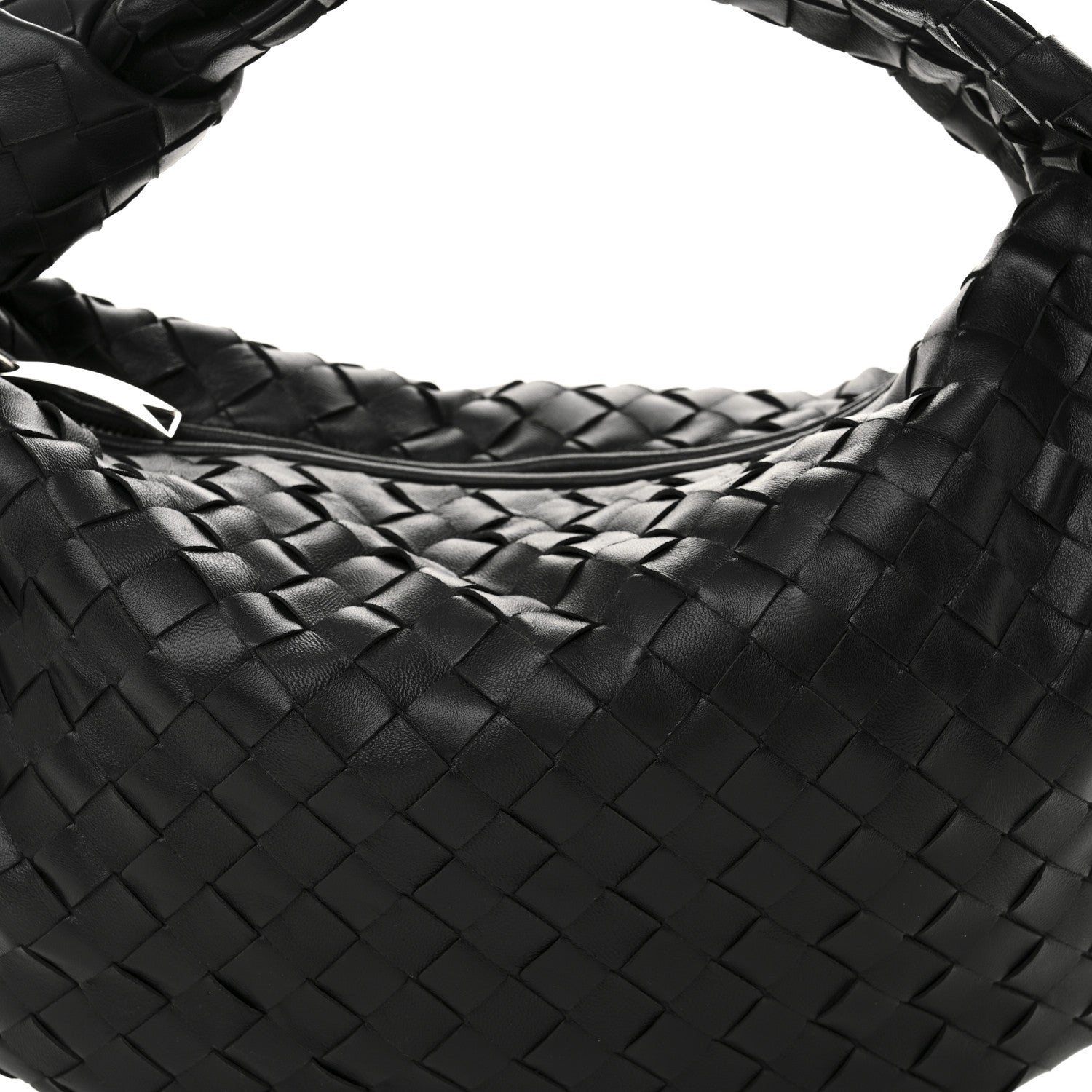 Bottega Veneta Nappa Intrecciato Teen Jodie Hobo Black 8 of 10