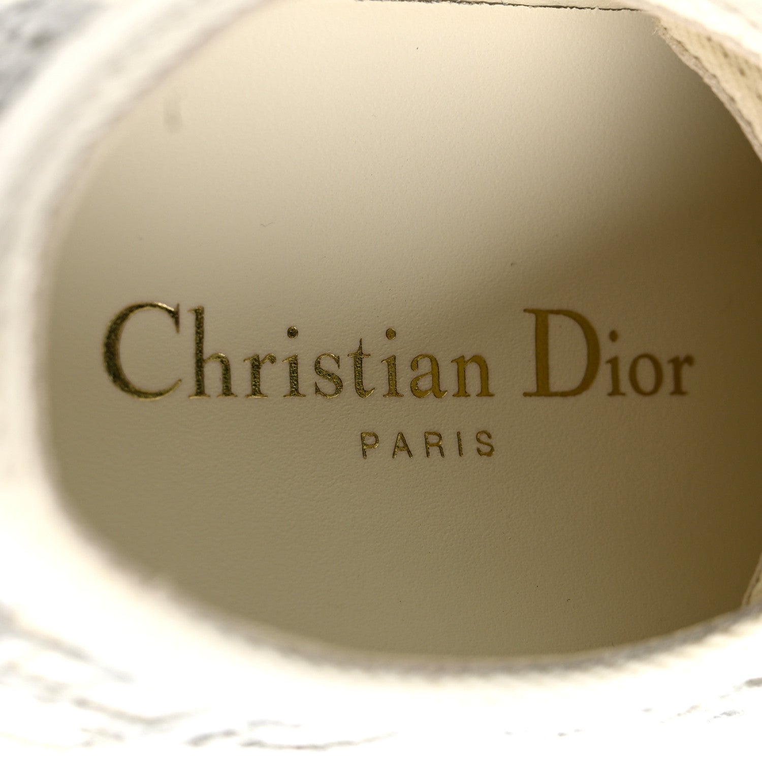Christian Dior Canvas Oblique Walk'N'Dior Low Top Sneakers 35.5 Grey Stone 8 of 9