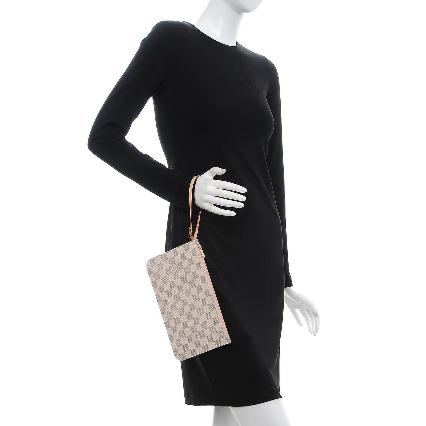 Damier Azur Neverfull MM GM Pochette Rose Ballerine