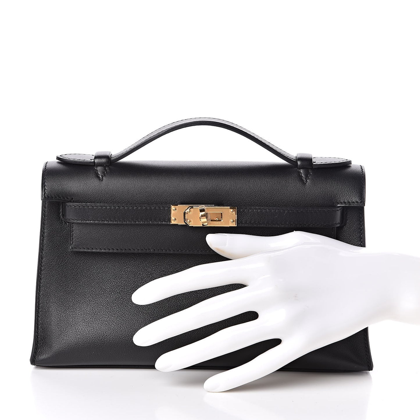 Swift Kelly Pochette Clutch Black
