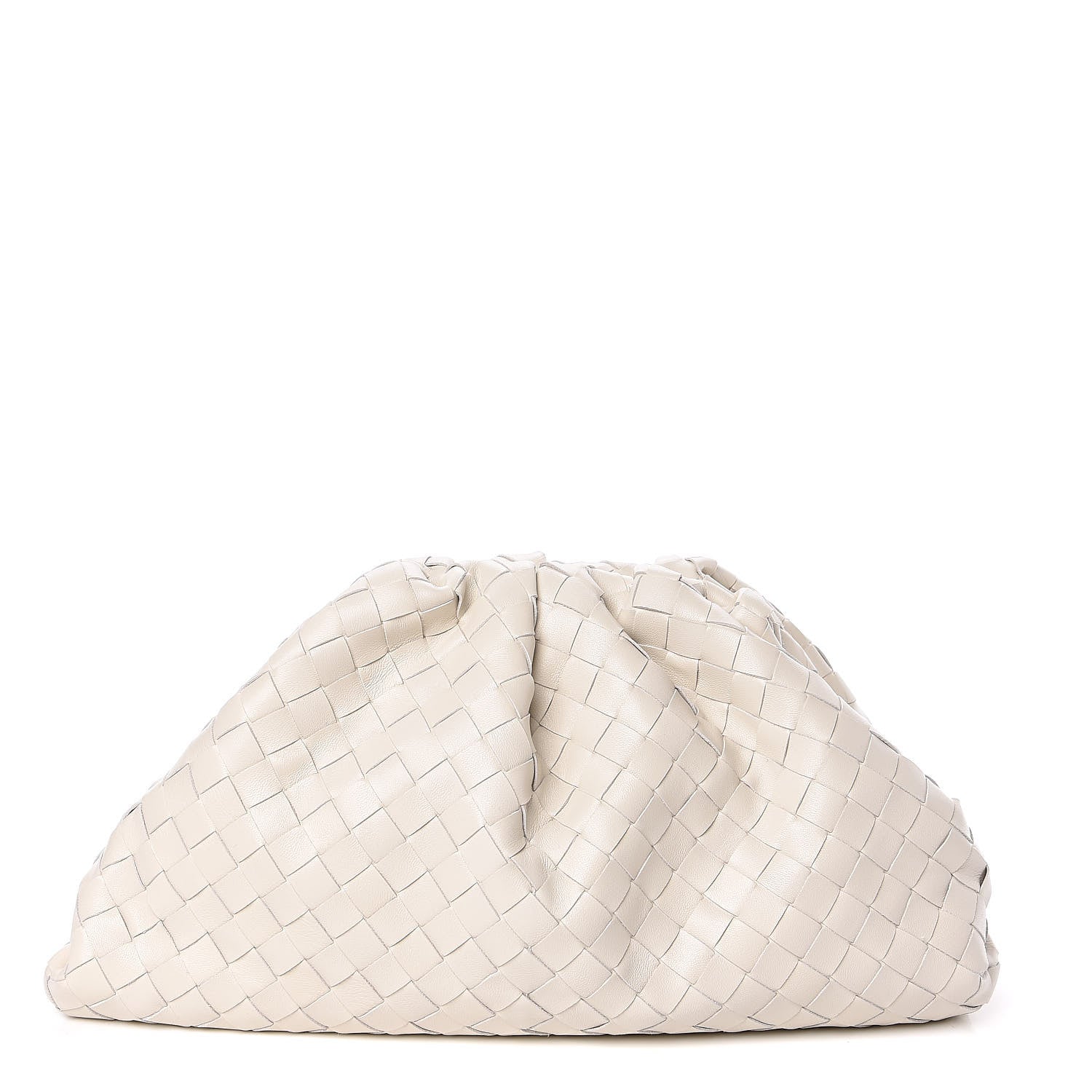 Bottega Veneta Nappa Maxi Intreccio The Pouch Oversized Clutch Plaster 1 of 7