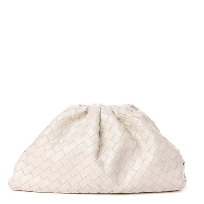 Bottega Veneta Nappa Maxi Intreccio The Pouch Oversized Clutch Plaster 1 of 7