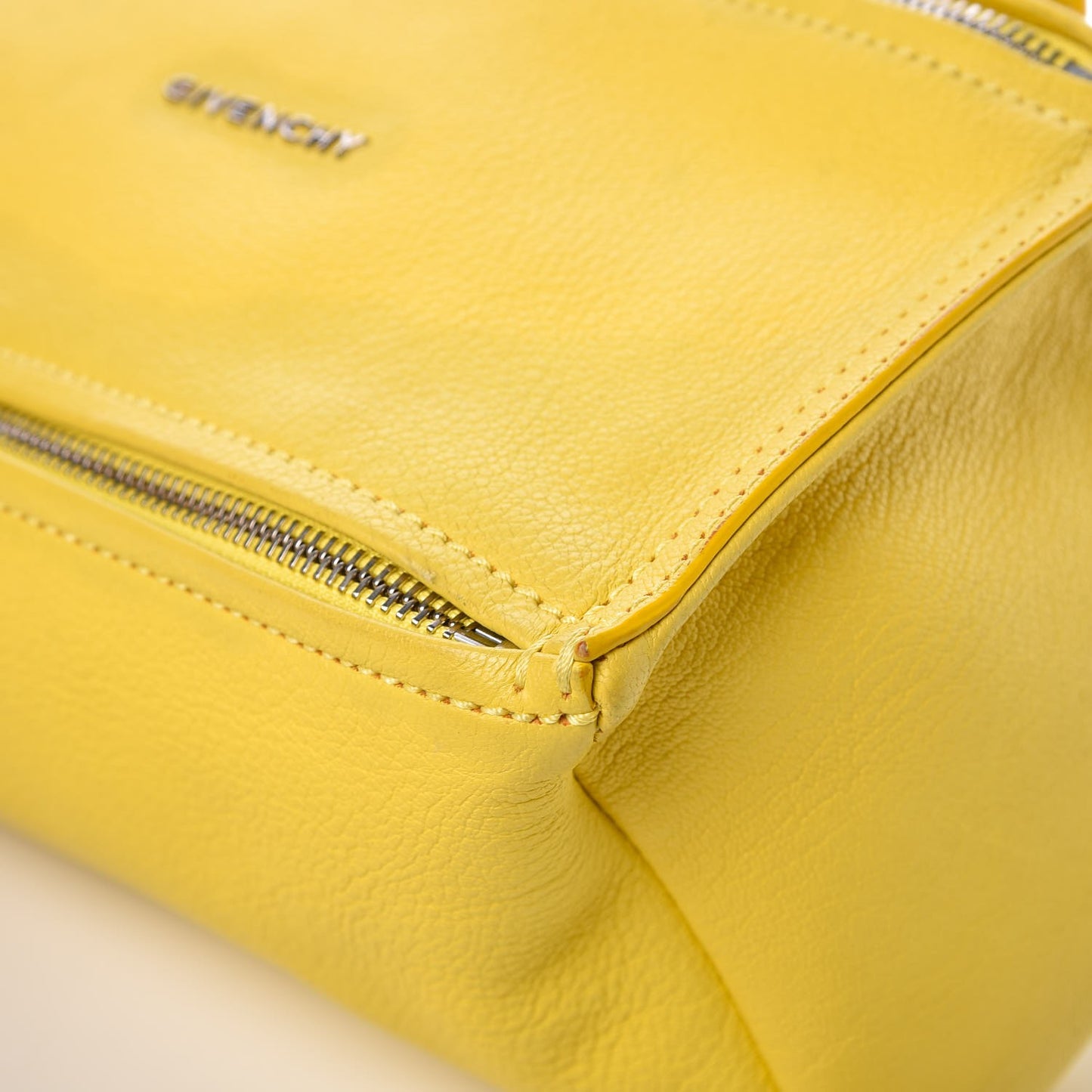 Sugar Goatskin Mini Pandora Bright Yellow