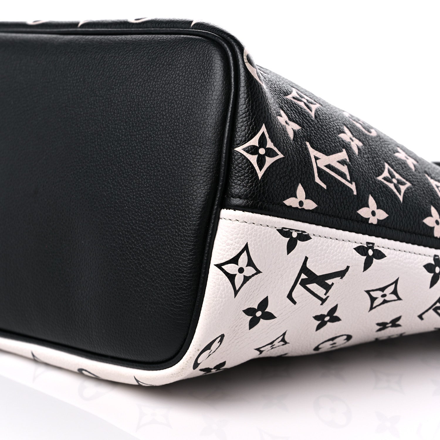 Louis Vuitton Empreinte Spring In The City Neverfull MM Black White Pink 8 of 9