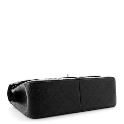 Chanel Caviar Quilted Jumbo Double Flap Black 4 of 11